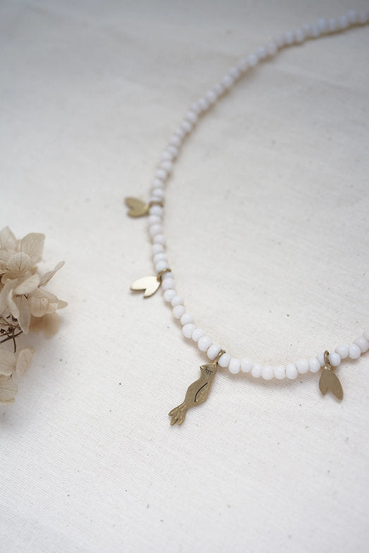 Collares vidrios y colores