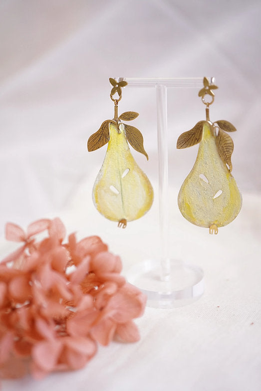 Pendientes peras grandes