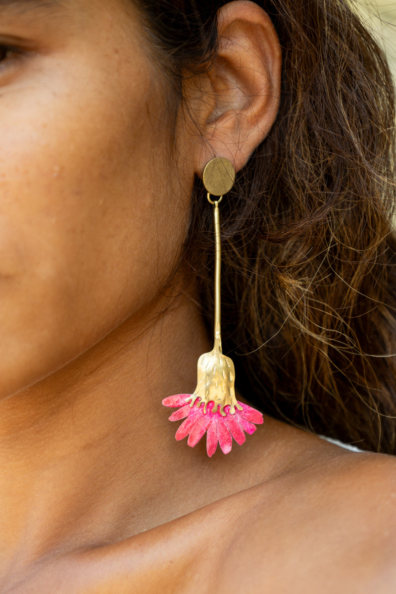 Pendientes pétalos simple
