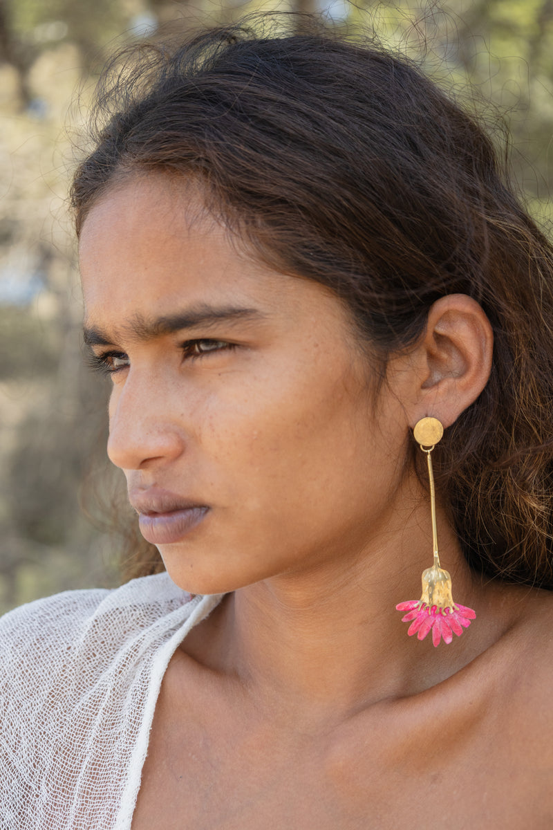 Pendientes pétalos simple