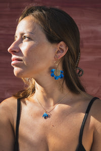 Pendientes flores campestres