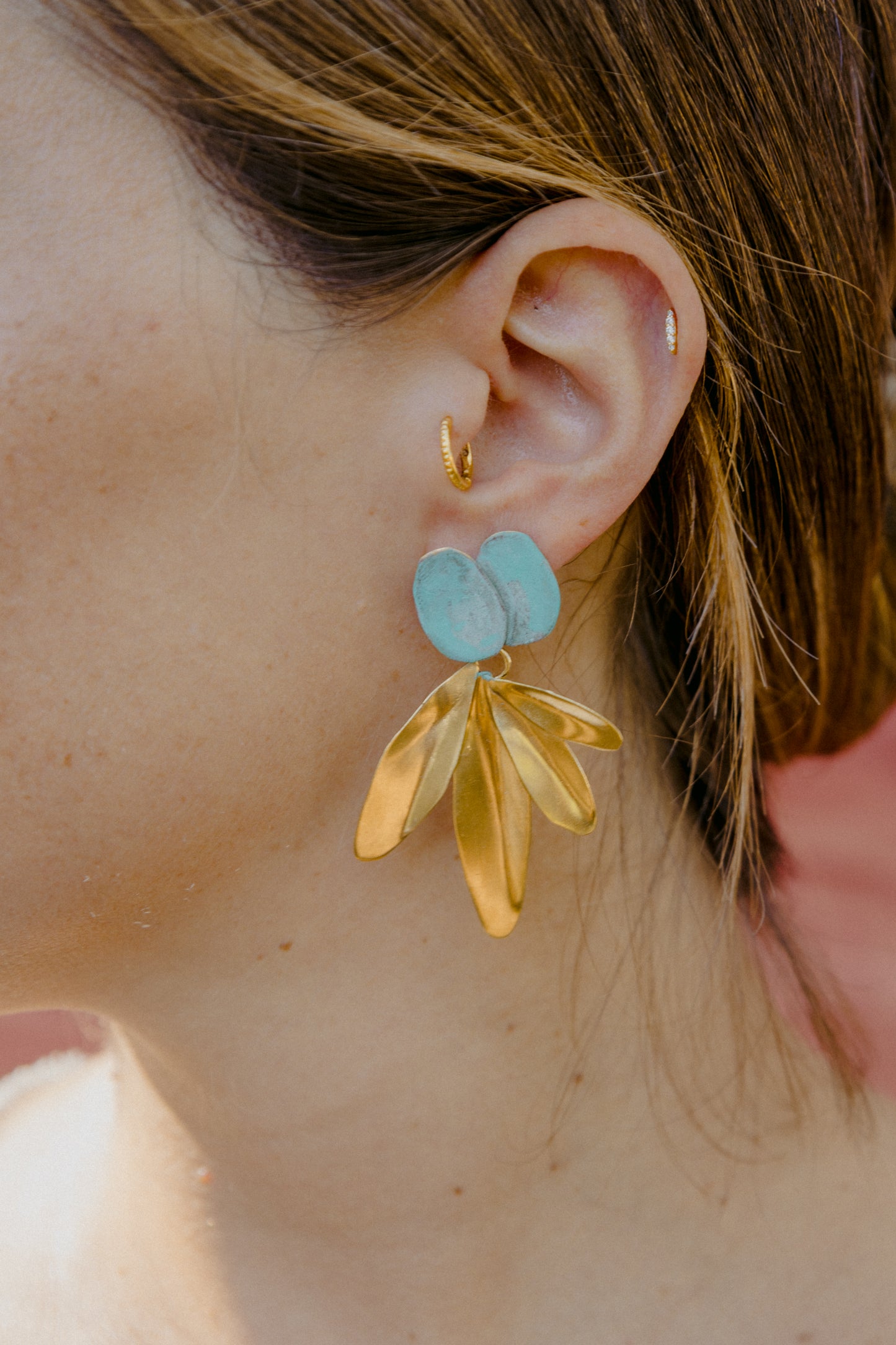Pendientes Olivo Hojiblanca