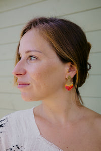 Pendientes granadas pequeñas