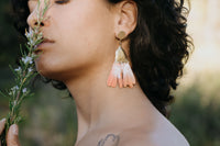 Pendientes pétalos gigantes