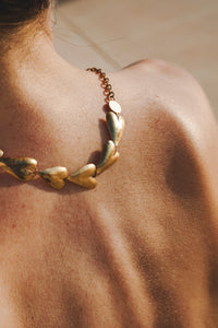 Collier ras-du-cou tissé