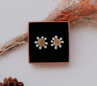 Pendientes las texturas de las flores