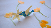 Anillo un colibri indiscreto