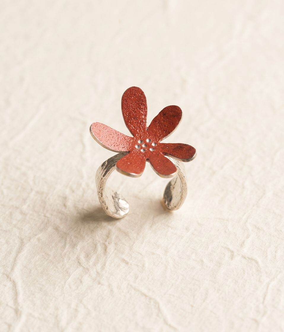 Anillo flor de escorpio