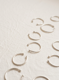 Anillos herradura finos de plata