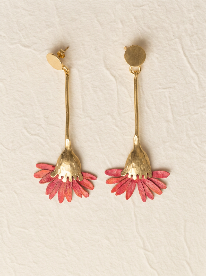 Pendientes pétalos simple