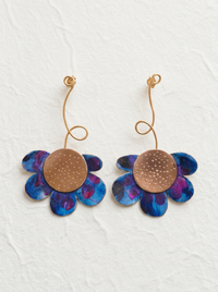 Pendientes flores campestres