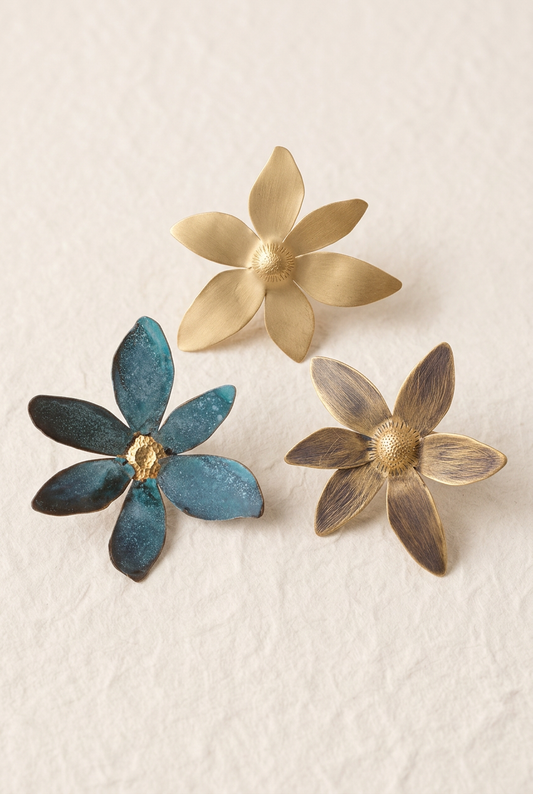 Anillo Flor de colibri
