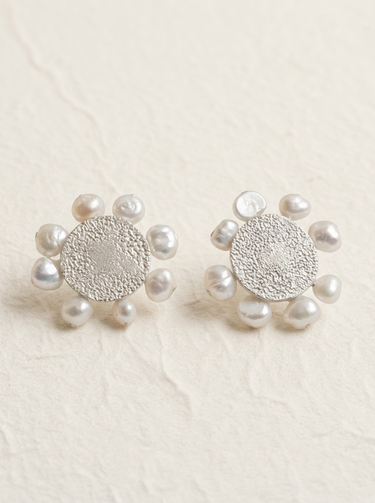 Pendientes las texturas de las flores