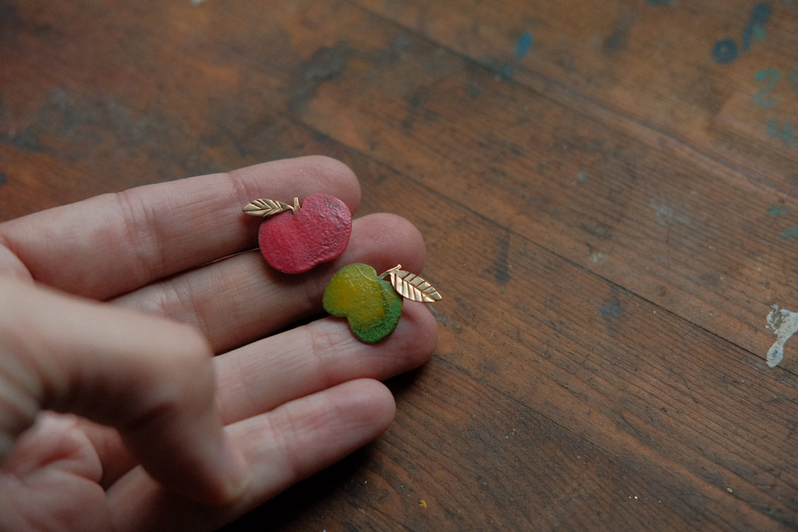 Pendientes Manzanitas