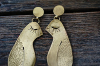 Pajaritos grandes pendientes grandes