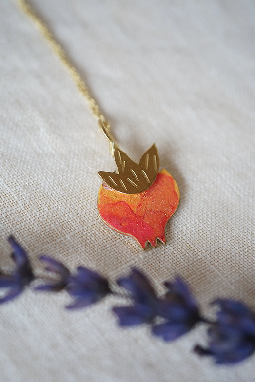 pomegranate necklace
