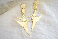 Pendientes bailarinas grandes