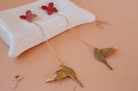 Pendientes colibrí pequeño