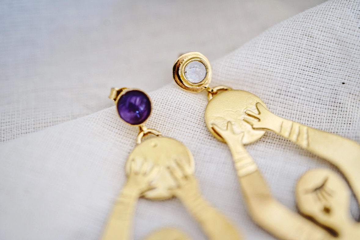 Pendientes yogui Om