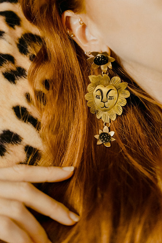 Orecchini leo