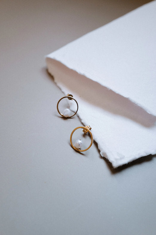 Aros Círculos y perlas