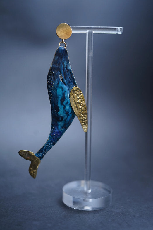 pendientes ballenas grandes