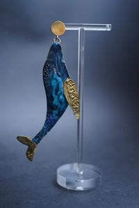 pendientes ballenas grandes