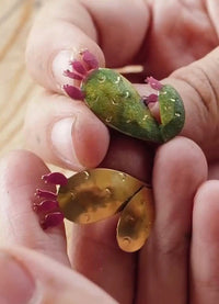 Pendientes cactus mini