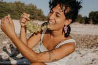Pendientes uvas
