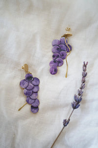 Pendientes uvas
