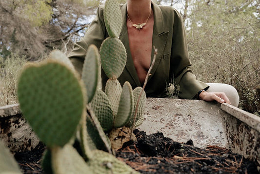 Cicada necklace