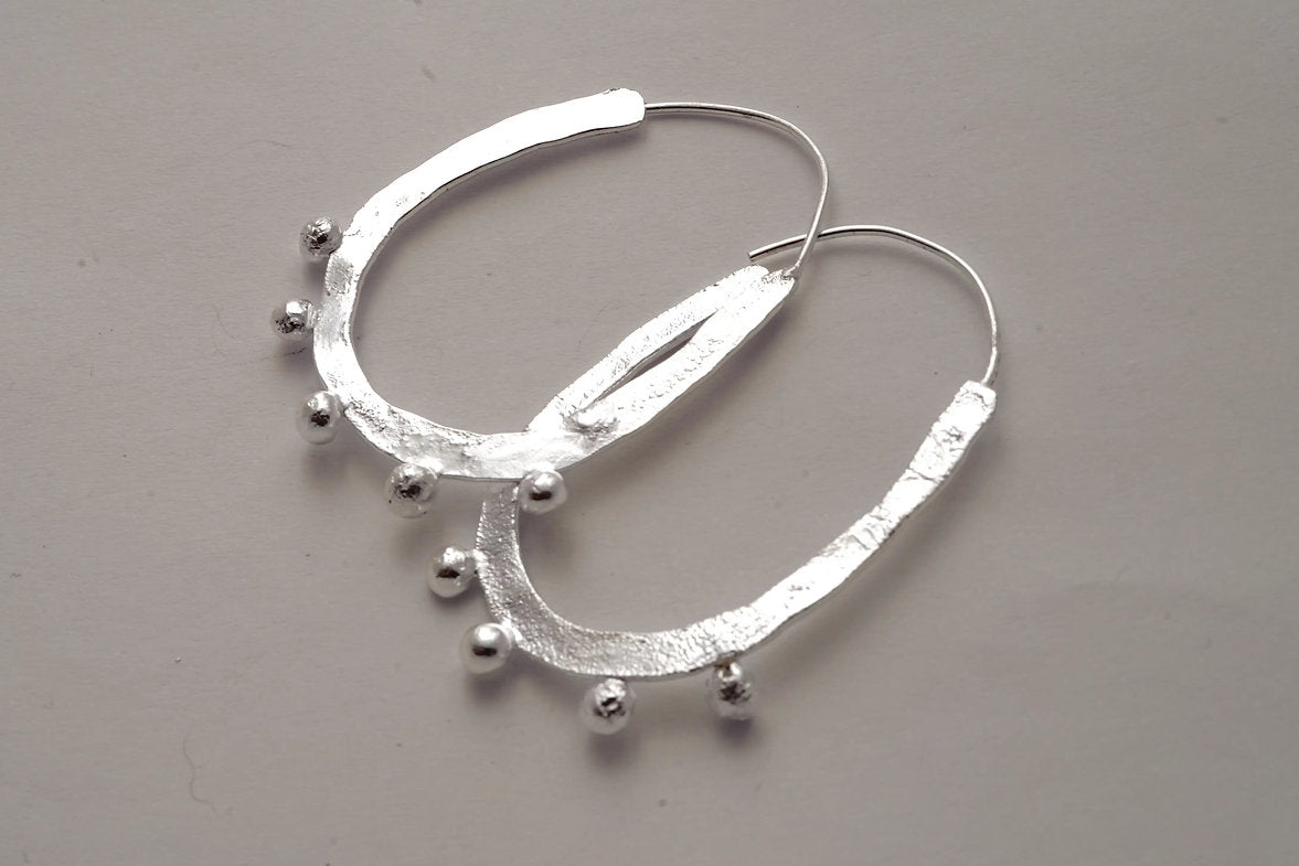 Argollas oval medianas
