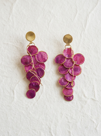 Pendientes uvas