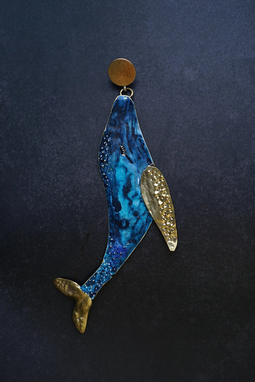 pendientes ballenas grandes