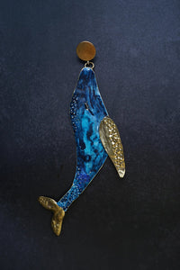 pendientes ballenas grandes