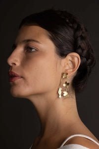 Pendientes hortensias y pajaritos