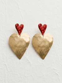 Pendientes milagritos corazón