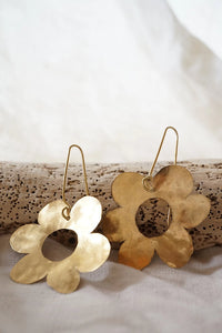 pendientes flor