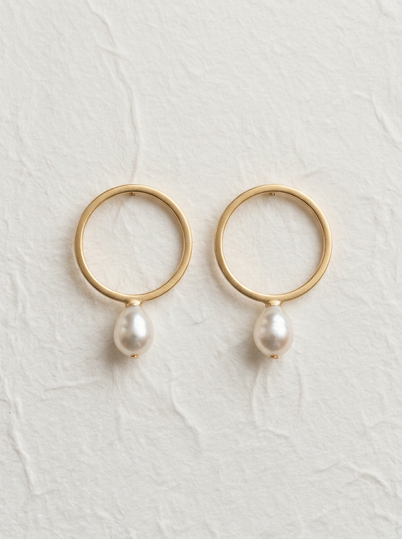 Aros Círculos y perlas