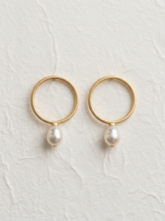 Aros Círculos y perlas