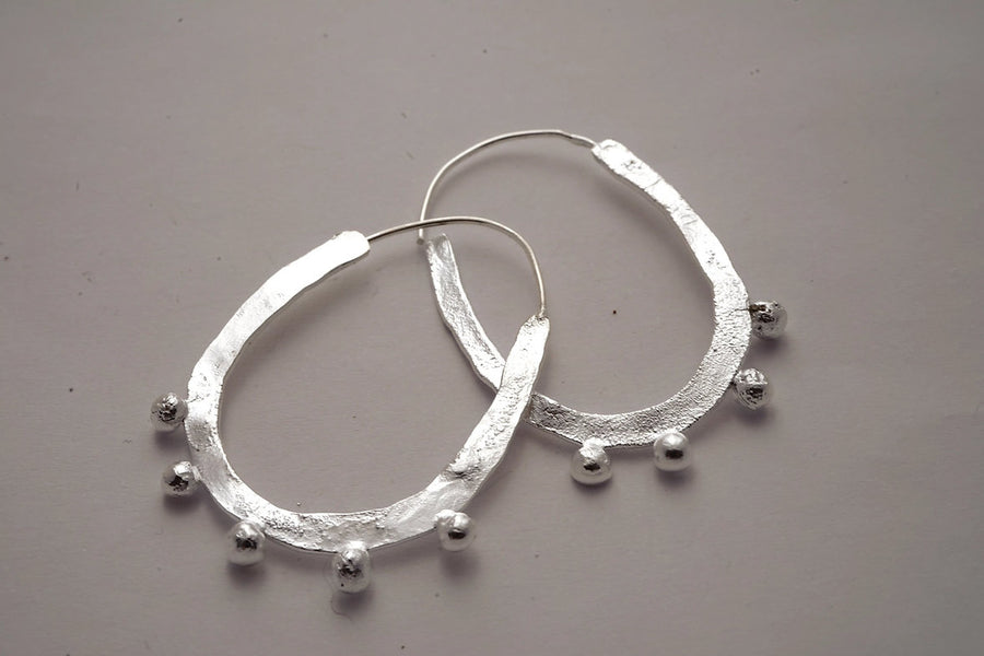 Argollas oval medianas