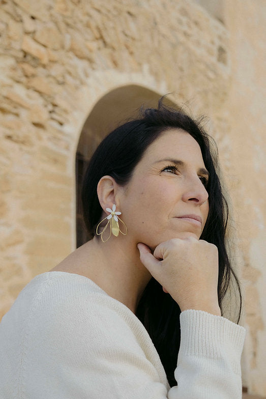 Pendientes jazmin del aire