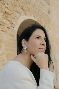 Pendientes jazmin del aire