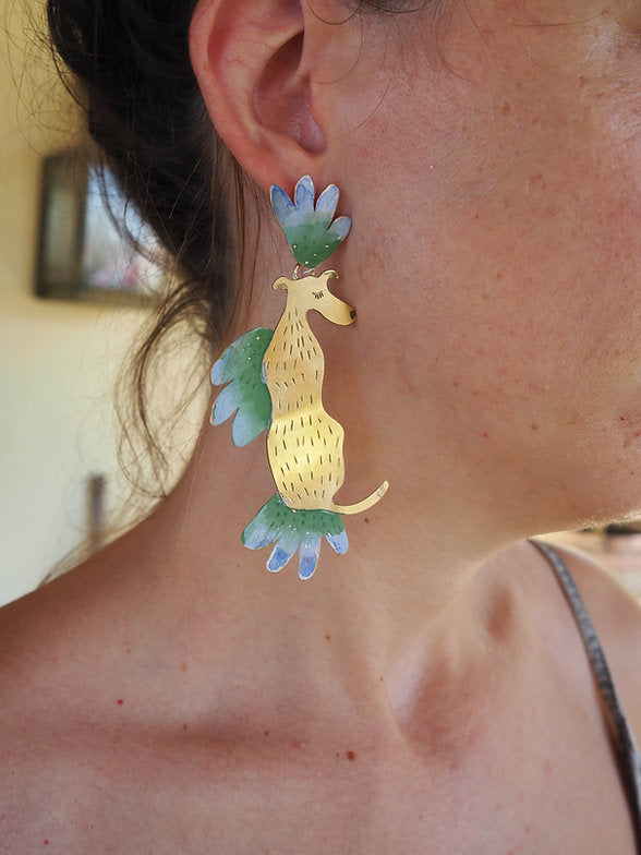 Pendientes galgos personalizado