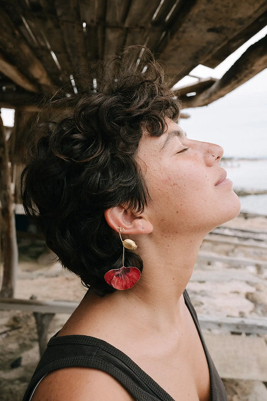 Pendientes Amapolas
