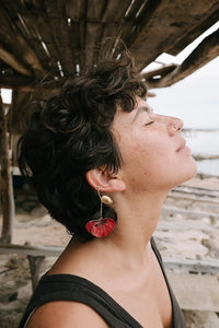 Pendientes Amapolas