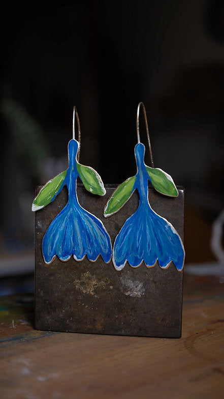 Pendientes Floreado y colorido