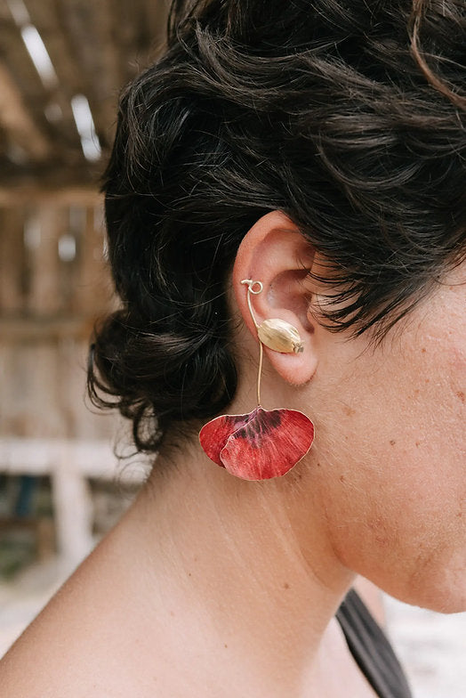 Pendientes Amapolas