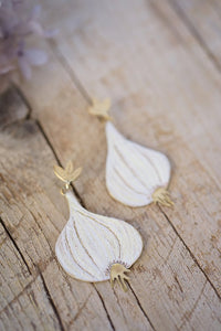 Pendientes ajos largos