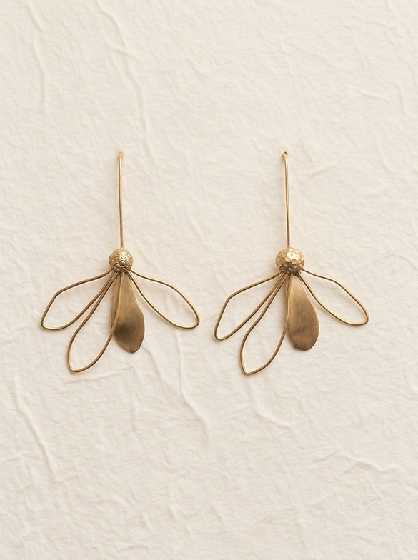Pendientes flores de invierno